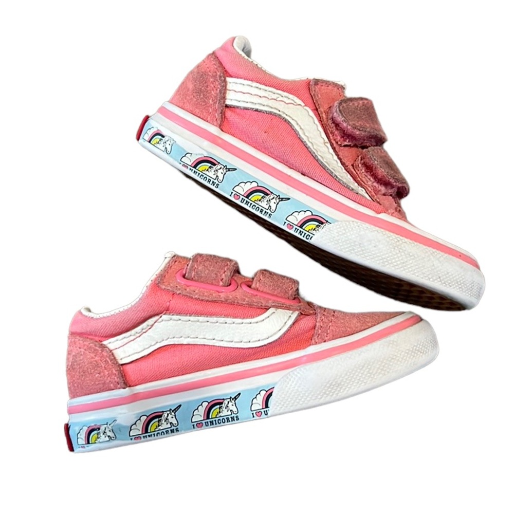 Baby Vans pink with unicorns